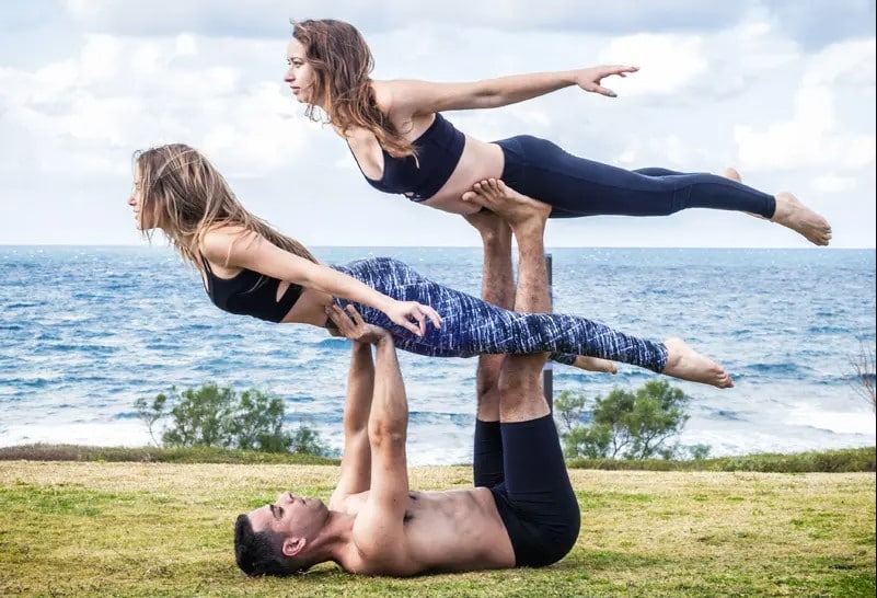 Yoga Poses For Three People Doing Acroyoga (Easy, Intermediate, and Challenging Poses)